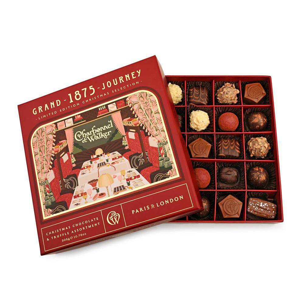 Charbonnel et Walker Grand 1875 Christmas Chocolate & Truffle Assortment 305g